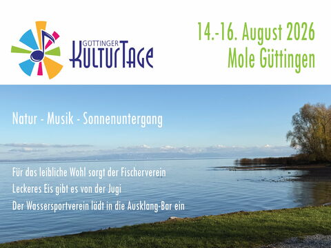 Güttinger Kulturtage - Generell5 Termin