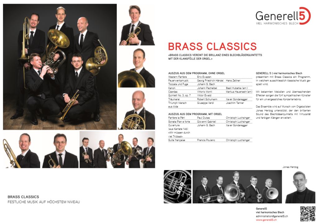 Programm Generell5 Brass Classic
