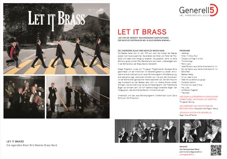 Programm Generell5 Let it Brass